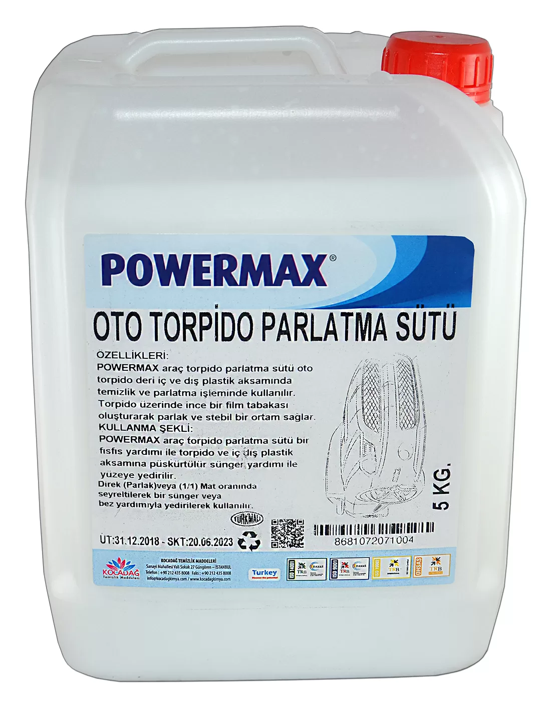 Powermax Oto Torpido Parlatma Sütü